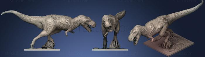 3D модель Тираннозавр для столешницы (STL)